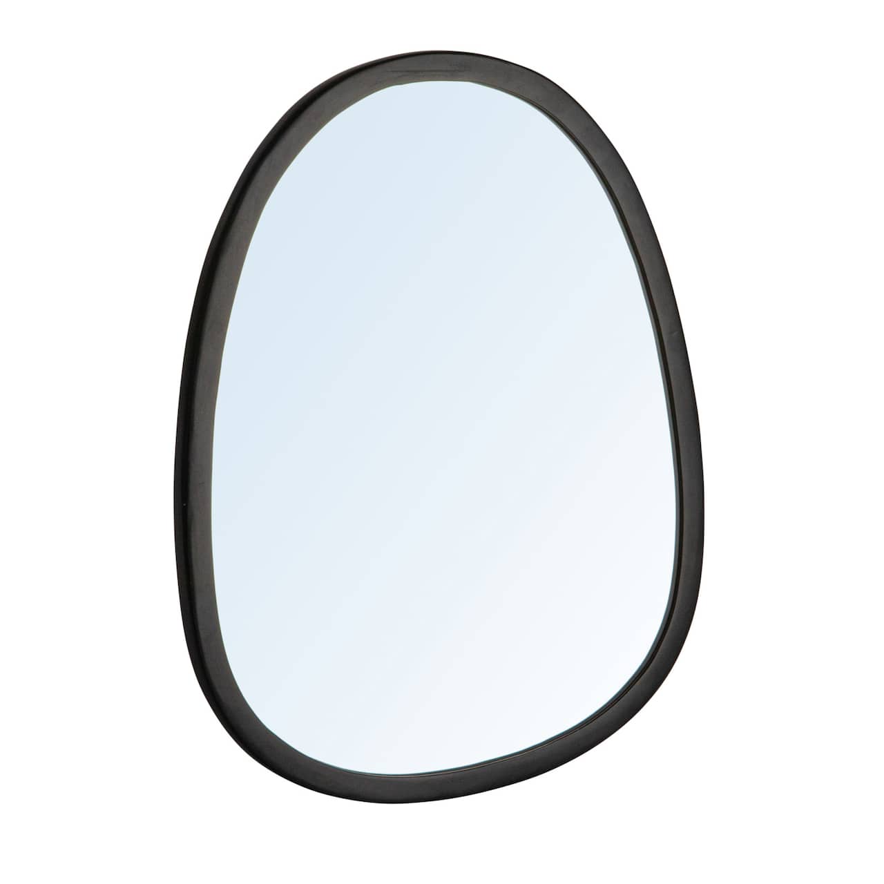 Hello Honey® 11.25" x 14.75" Black Matte Elegance Wall Mirror